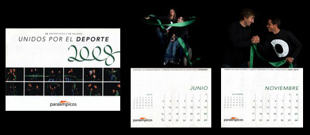 FOTOGRAFÍA. CALENDARIO SOLIDARIO COMITÉ PARALÍMPICO ESPAÑOL