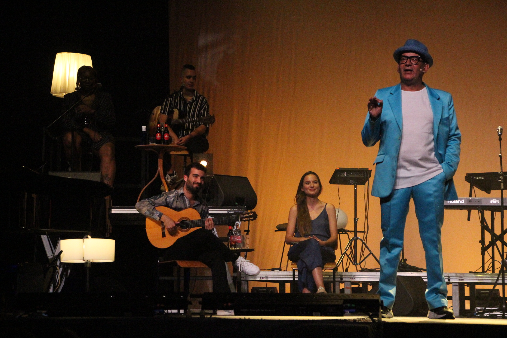 FOTOGRAFÍA DE EVENTOS - Guanyar el cel del pare Manel. Barcelona. Foto del actor José Corbacho